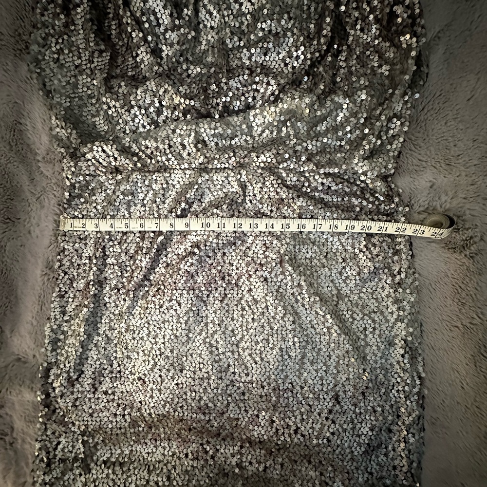 Nordstrom Silver Sequin Dress - Picture 8 of 8